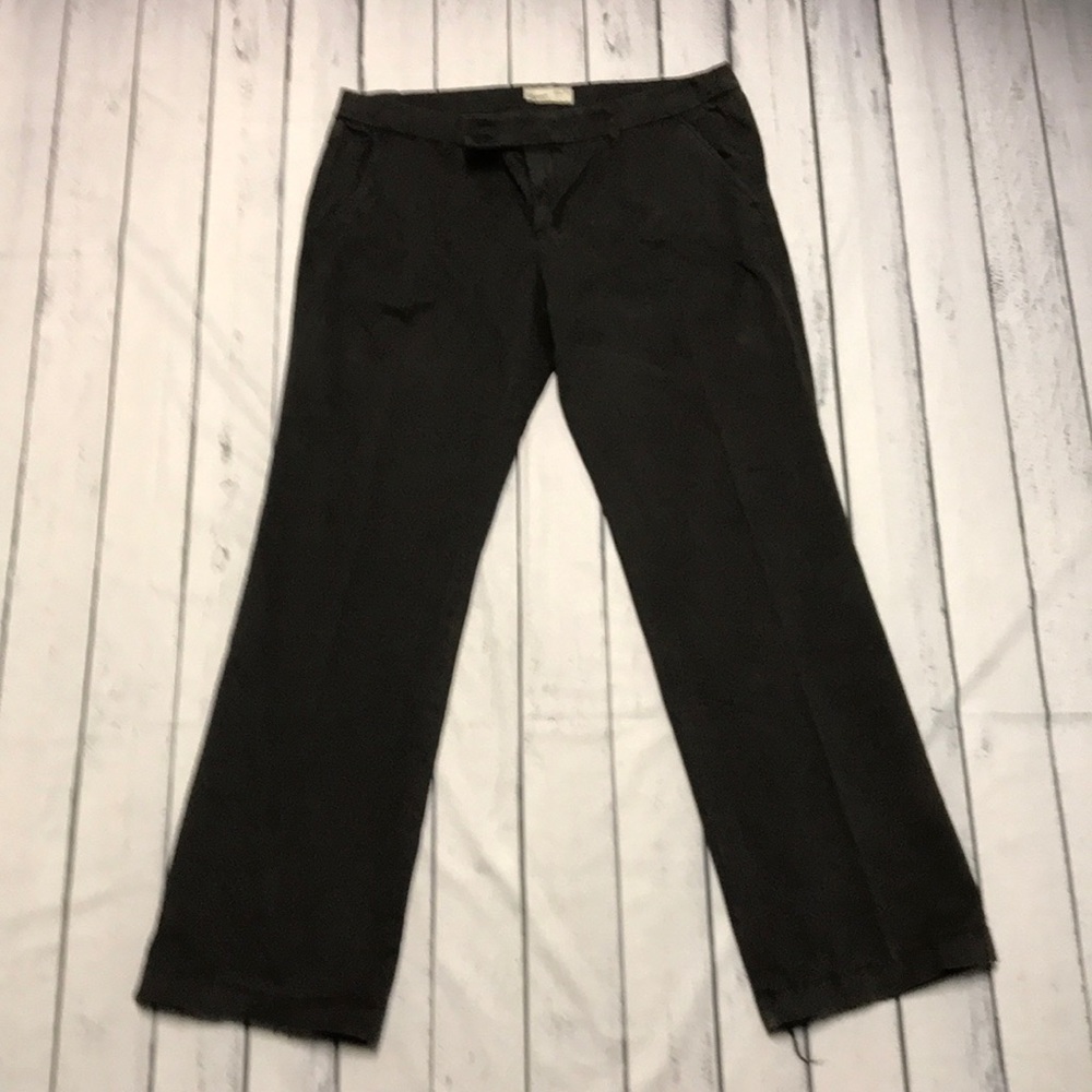 Esprit Brown Grey Tiny Plaid Trousers